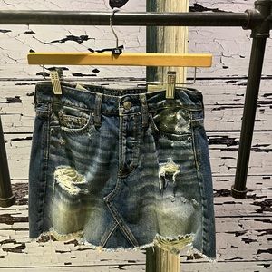 American Eagle High-Rise Festival Mini Skirt